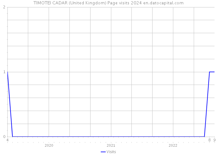 TIMOTEI CADAR (United Kingdom) Page visits 2024 