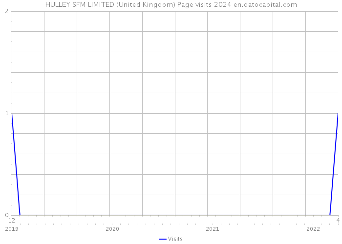 HULLEY SFM LIMITED (United Kingdom) Page visits 2024 
