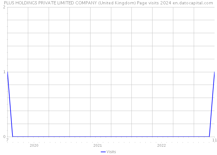 PLUS HOLDINGS PRIVATE LIMITED COMPANY (United Kingdom) Page visits 2024 