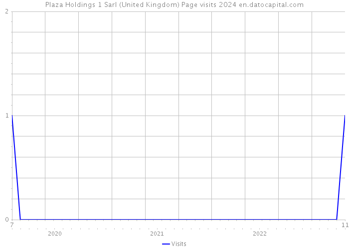 Plaza Holdings 1 Sarl (United Kingdom) Page visits 2024 