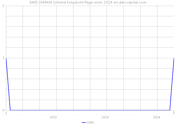 SAID ZAMANI (United Kingdom) Page visits 2024 