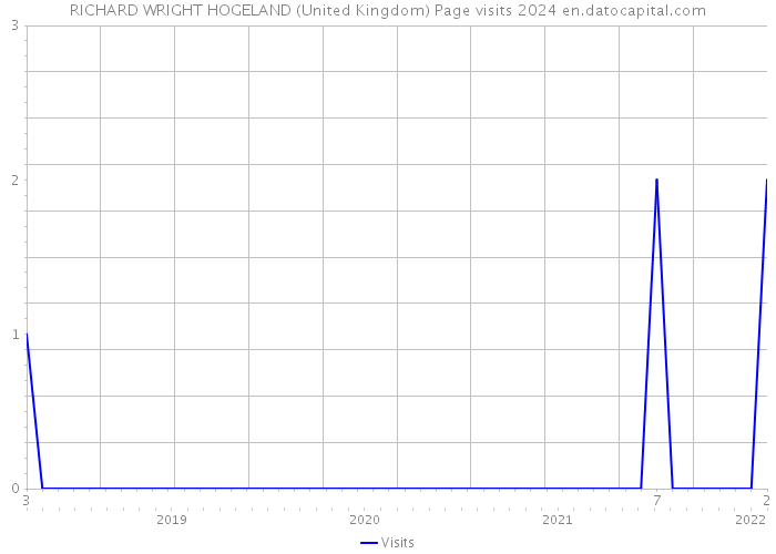 RICHARD WRIGHT HOGELAND (United Kingdom) Page visits 2024 
