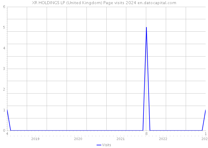 XR HOLDINGS LP (United Kingdom) Page visits 2024 
