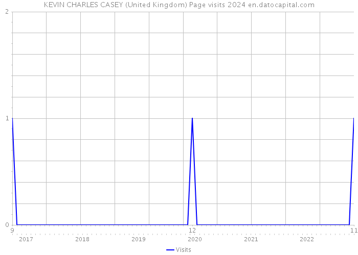 KEVIN CHARLES CASEY (United Kingdom) Page visits 2024 