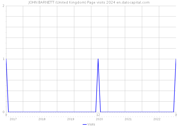 JOHN BARNETT (United Kingdom) Page visits 2024 