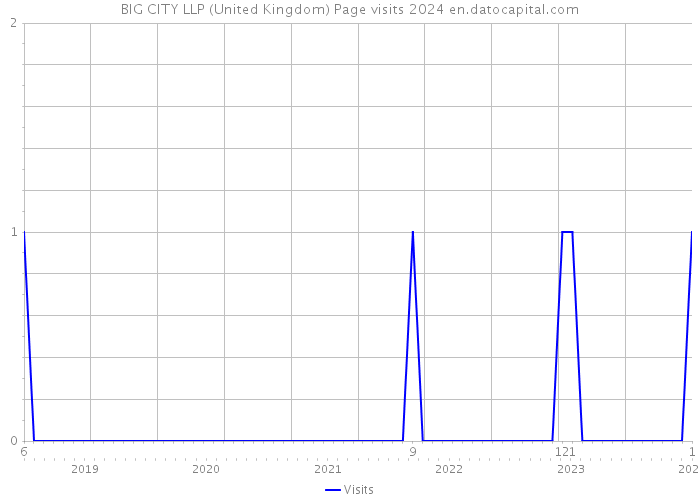 BIG CITY LLP (United Kingdom) Page visits 2024 