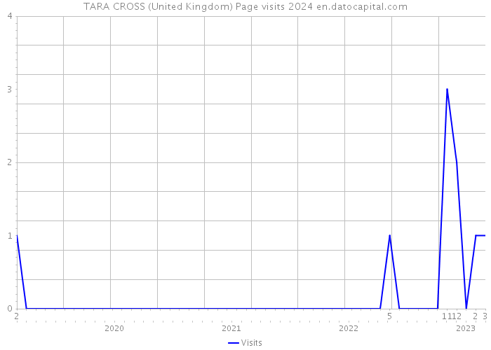 TARA CROSS (United Kingdom) Page visits 2024 