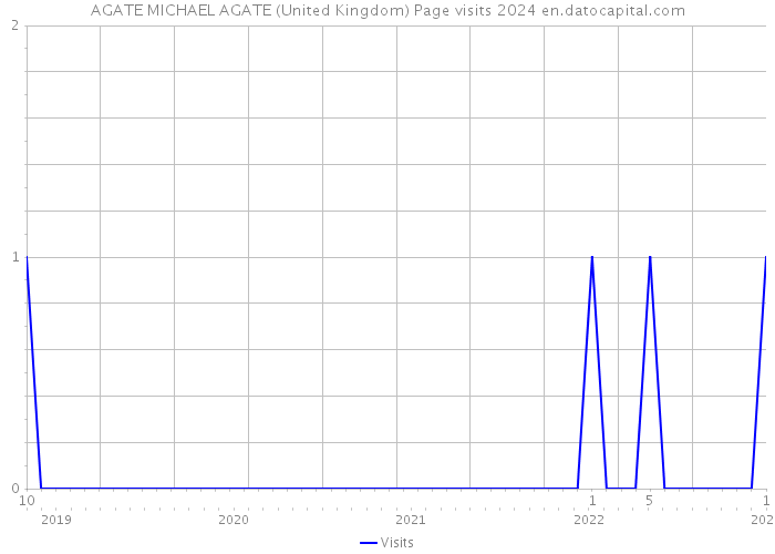 AGATE MICHAEL AGATE (United Kingdom) Page visits 2024 