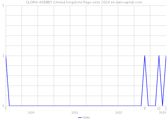 GLORIA ASSIBEY (United Kingdom) Page visits 2024 