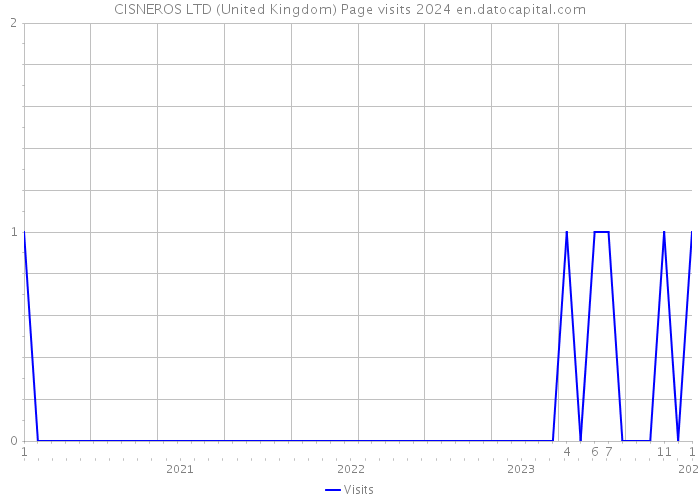 CISNEROS LTD (United Kingdom) Page visits 2024 