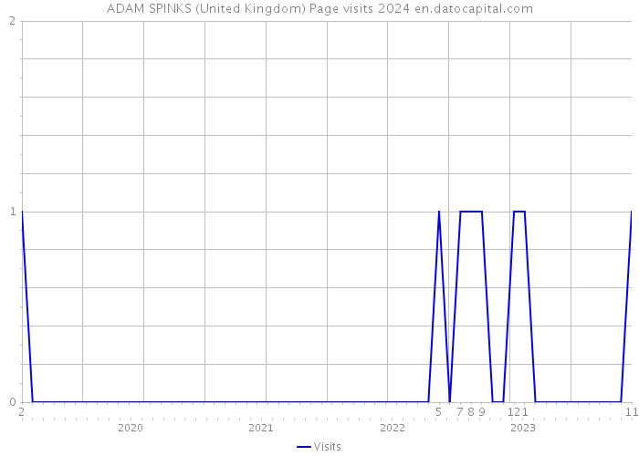 ADAM SPINKS (United Kingdom) Page visits 2024 