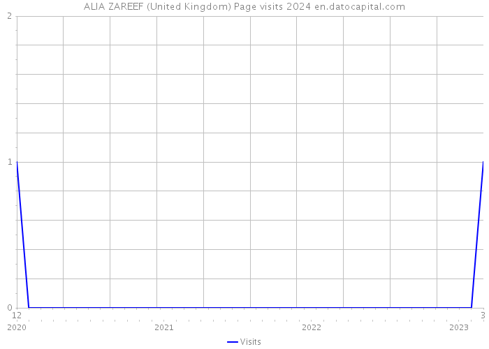 ALIA ZAREEF (United Kingdom) Page visits 2024 