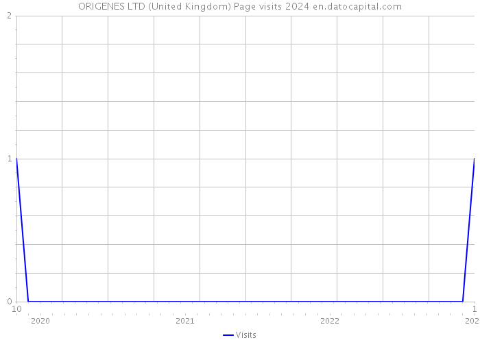 ORIGENES LTD (United Kingdom) Page visits 2024 