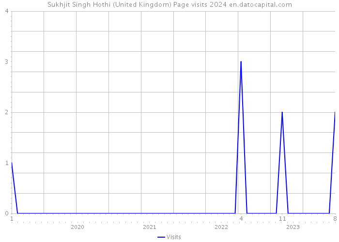 Sukhjit Singh Hothi (United Kingdom) Page visits 2024 