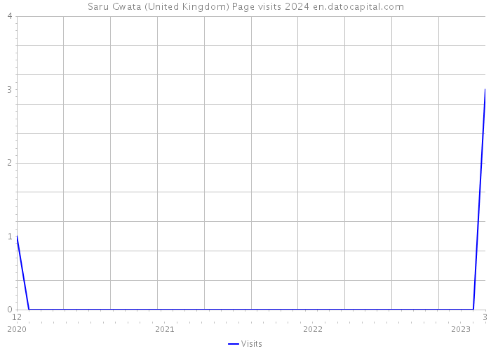 Saru Gwata (United Kingdom) Page visits 2024 