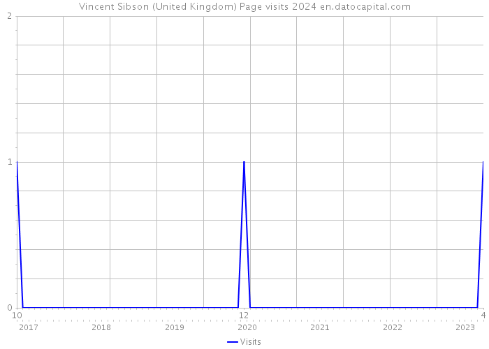 Vincent Sibson (United Kingdom) Page visits 2024 