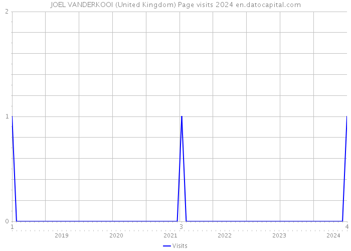 JOEL VANDERKOOI (United Kingdom) Page visits 2024 