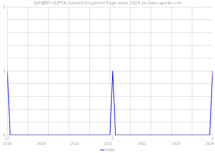 SANJEEV GUPTA (United Kingdom) Page visits 2024 