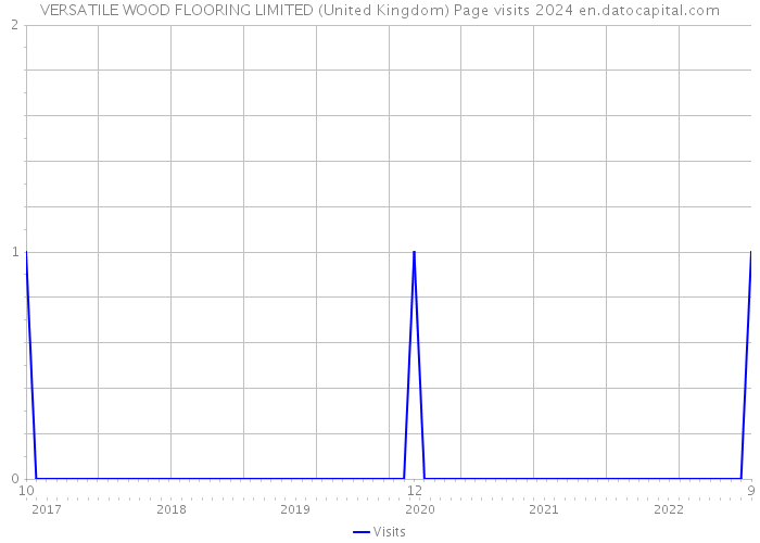 VERSATILE WOOD FLOORING LIMITED (United Kingdom) Page visits 2024 
