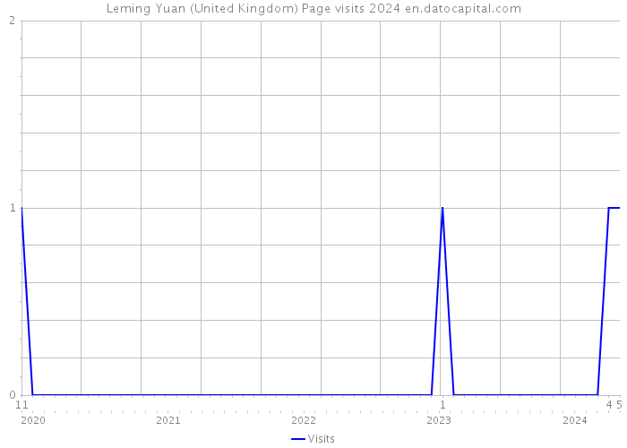 Leming Yuan (United Kingdom) Page visits 2024 