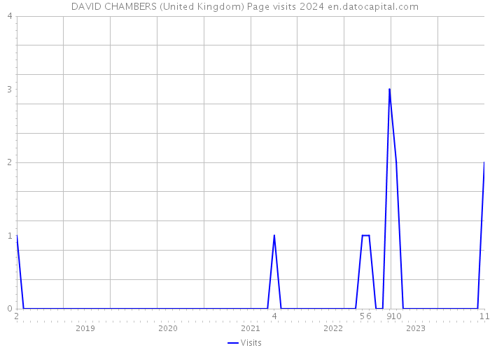 DAVID CHAMBERS (United Kingdom) Page visits 2024 
