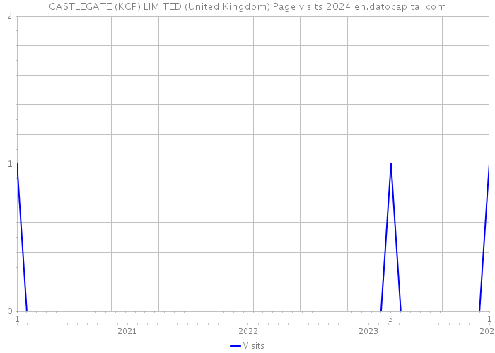 CASTLEGATE (KCP) LIMITED (United Kingdom) Page visits 2024 