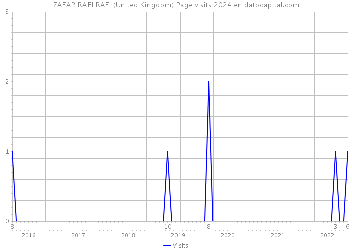 ZAFAR RAFI RAFI (United Kingdom) Page visits 2024 