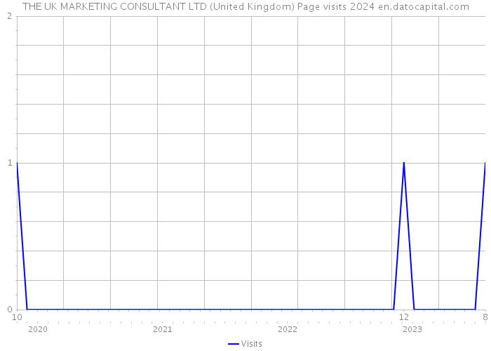 THE UK MARKETING CONSULTANT LTD (United Kingdom) Page visits 2024 