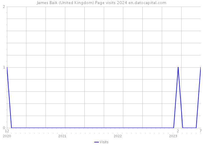 James Baik (United Kingdom) Page visits 2024 