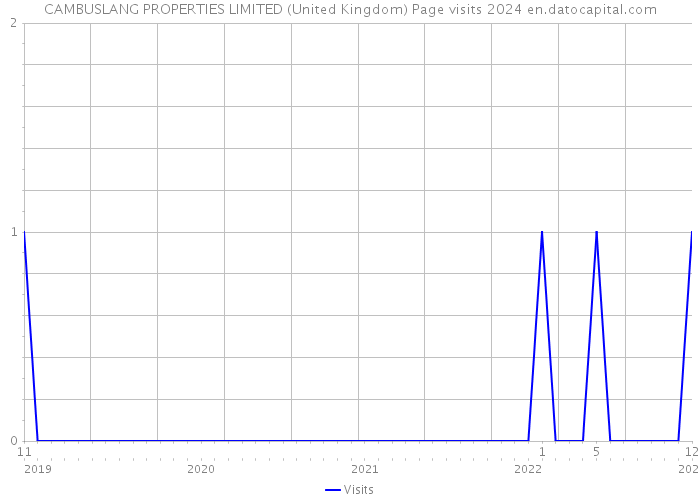 CAMBUSLANG PROPERTIES LIMITED (United Kingdom) Page visits 2024 