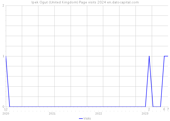 Ipek Ogut (United Kingdom) Page visits 2024 