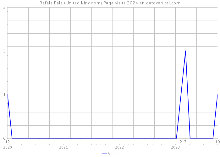 Rafale Pala (United Kingdom) Page visits 2024 