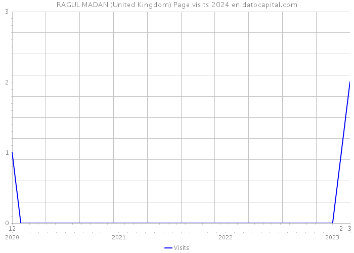 RAGUL MADAN (United Kingdom) Page visits 2024 
