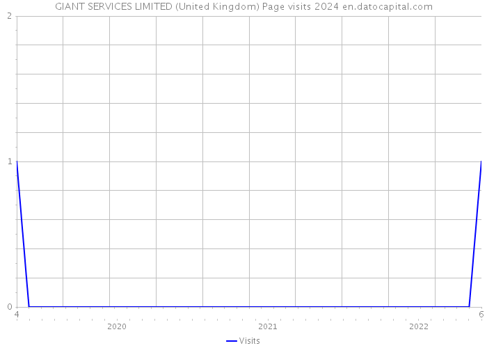 GIANT SERVICES LIMITED (United Kingdom) Page visits 2024 