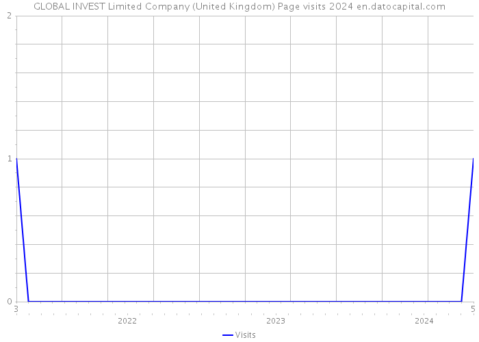 GLOBAL INVEST Limited Company (United Kingdom) Page visits 2024 