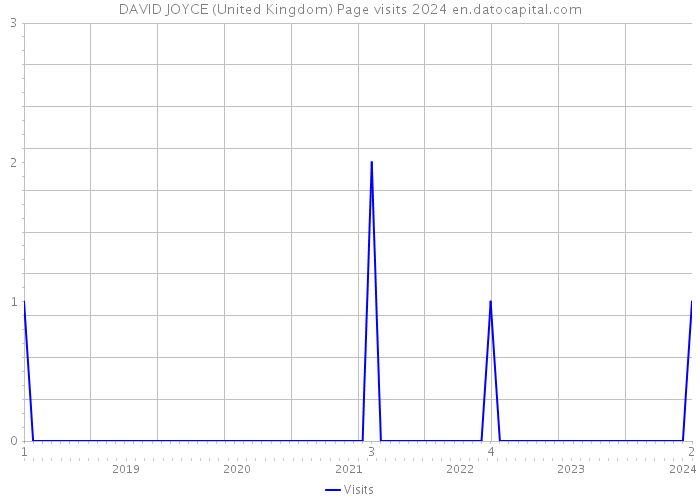 DAVID JOYCE (United Kingdom) Page visits 2024 