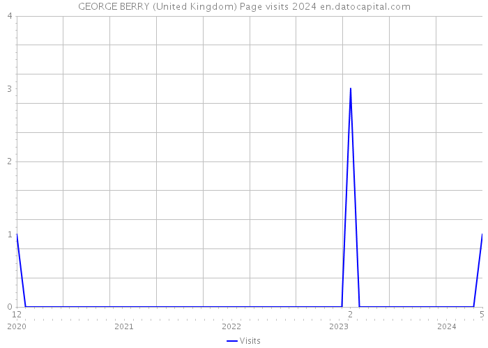 GEORGE BERRY (United Kingdom) Page visits 2024 
