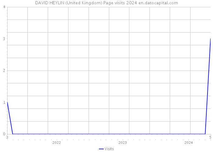 DAVID HEYLIN (United Kingdom) Page visits 2024 
