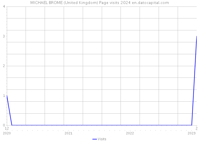 MICHAEL BROME (United Kingdom) Page visits 2024 