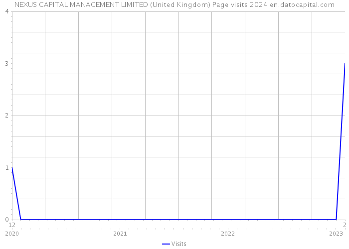 NEXUS CAPITAL MANAGEMENT LIMITED (United Kingdom) Page visits 2024 