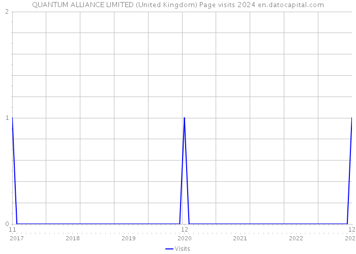 QUANTUM ALLIANCE LIMITED (United Kingdom) Page visits 2024 