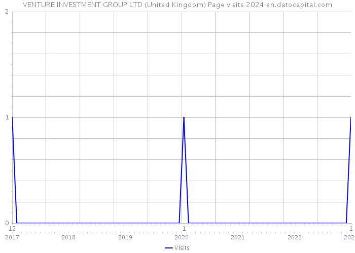 VENTURE INVESTMENT GROUP LTD (United Kingdom) Page visits 2024 