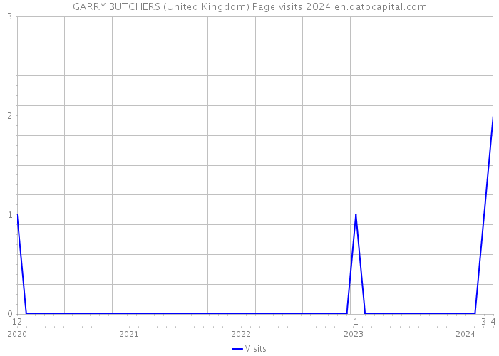 GARRY BUTCHERS (United Kingdom) Page visits 2024 