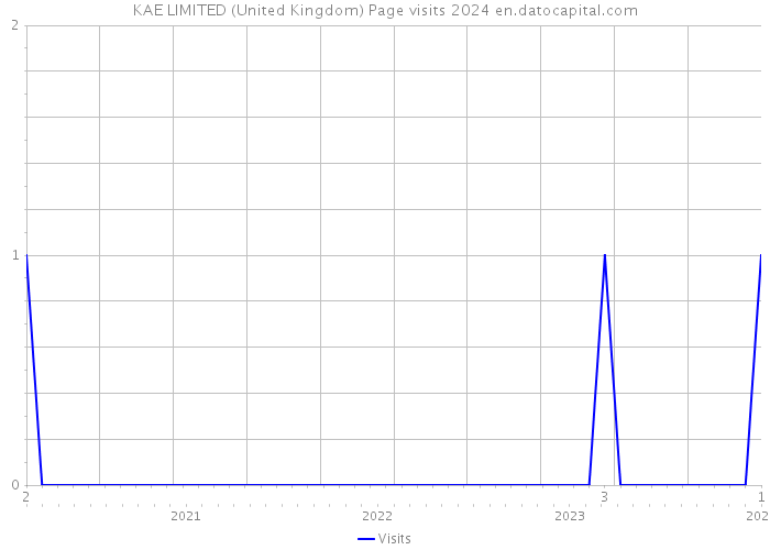 KAE LIMITED (United Kingdom) Page visits 2024 