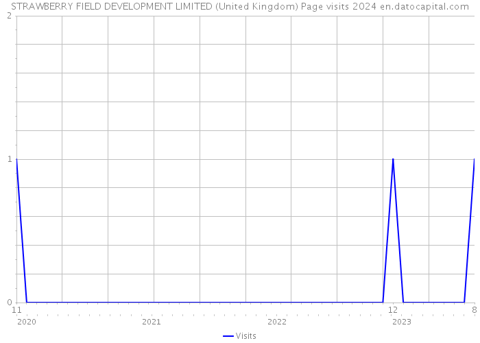 STRAWBERRY FIELD DEVELOPMENT LIMITED (United Kingdom) Page visits 2024 
