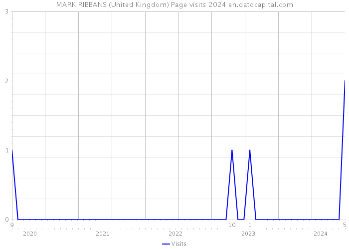 MARK RIBBANS (United Kingdom) Page visits 2024 