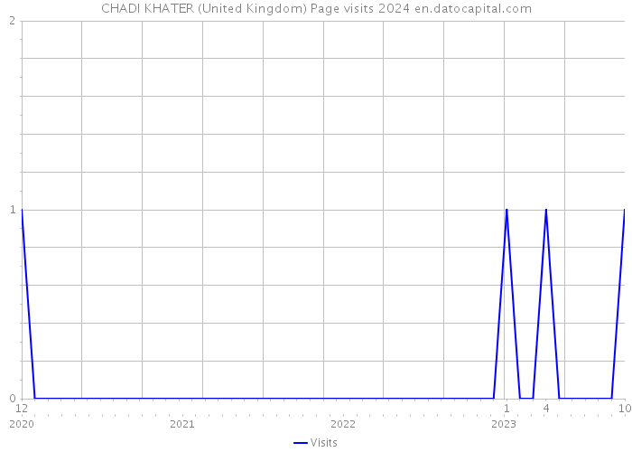 CHADI KHATER (United Kingdom) Page visits 2024 