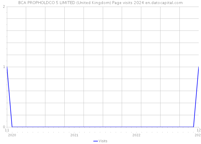BCA PROPHOLDCO 5 LIMITED (United Kingdom) Page visits 2024 