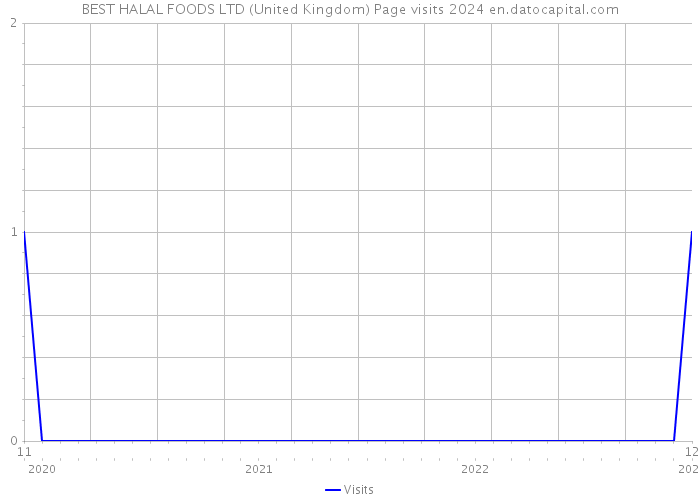 BEST HALAL FOODS LTD (United Kingdom) Page visits 2024 