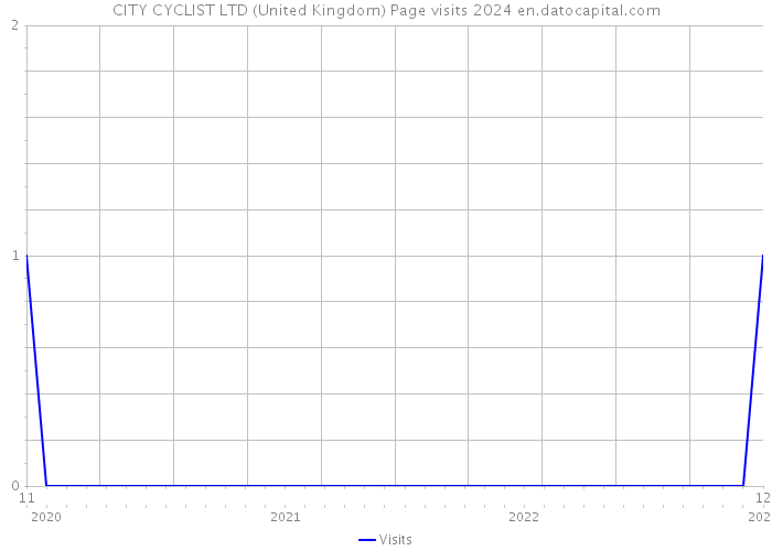 CITY CYCLIST LTD (United Kingdom) Page visits 2024 